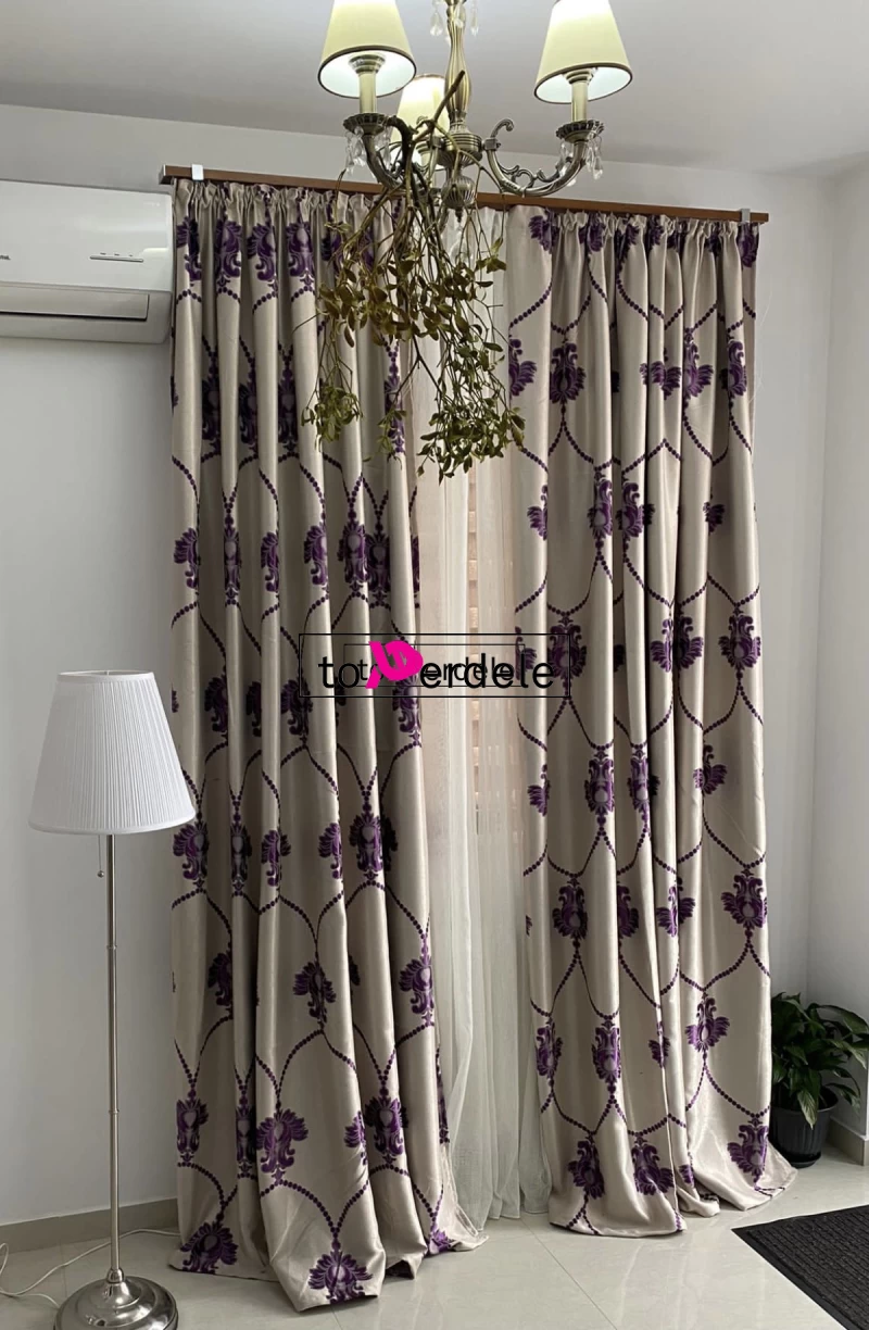 Draperie blackout cream model mov imagine 2