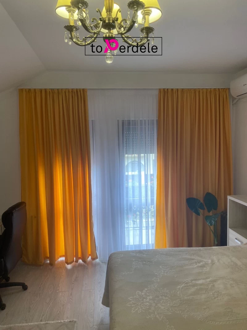 Draperie catifea Galbena imagine 2