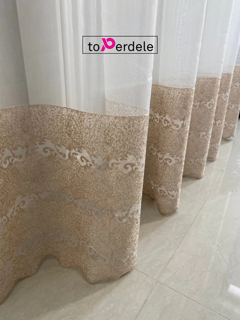 Perdea gama lux model auriu imagine 3