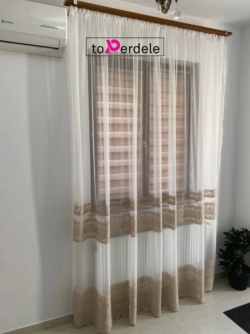 Perdea gama lux model auriu imagine 4